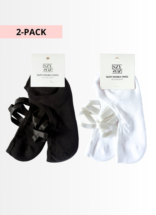 2-pack Sazzy Double Cross (Black & White)