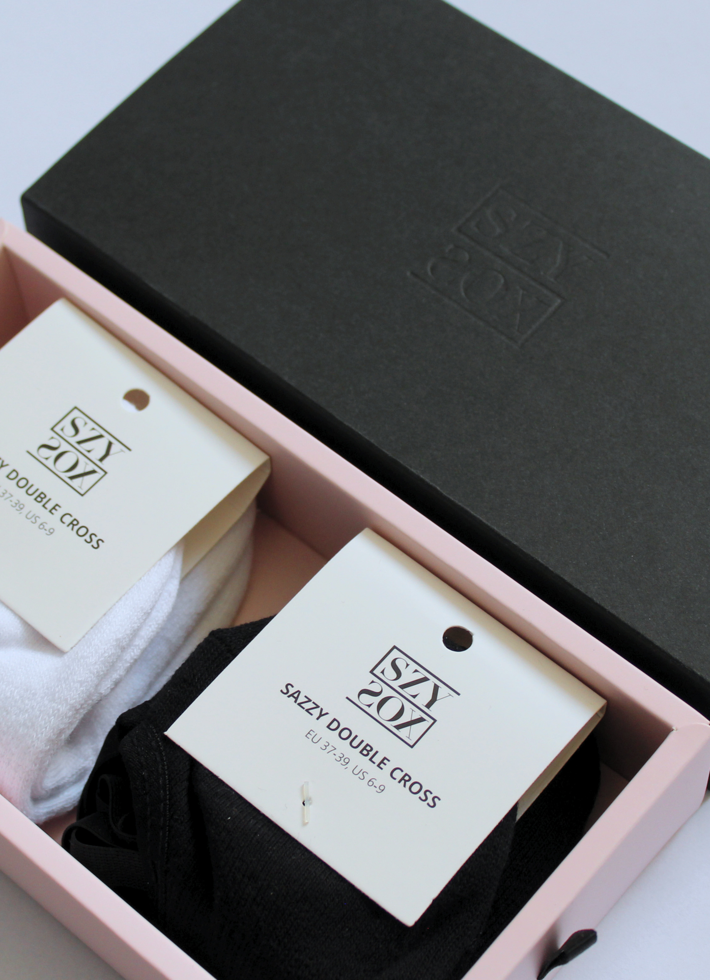 2-pack Sazzy Double Cross (Black & White)