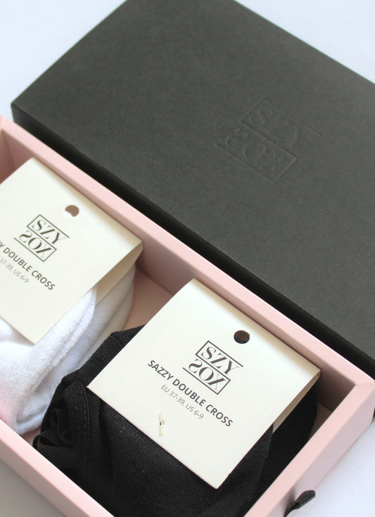 Duo-pack Sazzy Double Cross (Black & White)
