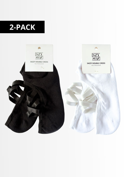 2-pack Sazzy Double Cross (Black & White)